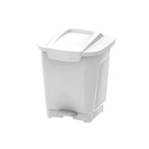 Lixeira em plastico t-force branco 25l