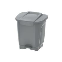 Lixeira em plastico t-force cinza 25l