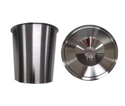 Lixeira Embutir Tampa Inox Escovado Balde Alumínio Lixeira Embutir Tampa Inox Escovado Balde Alumínio
