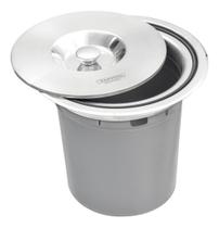 Lixeira Embutir Tramontina Clean Round Inox Baldeplastico 5l Lixeira Embutir Tramontina Clean Round Inox Baldeplastico 5l