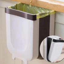 Lixeira Extensível Retrátil Dobrável Pendurar Porta Gaveta