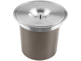 Lixeira franke de sobrepor redonda 5 l (16168)