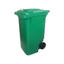 Lixeira Grande Contentor De Lixo Com Rodas 240 Litros Verde Lixeira Grande Contentor De Lixo Com Rodas 240 Litros Verde