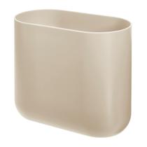 Lixeira iDesign Pequena Slim Plástica Marrom 27x14x25cm Lixeira iDesign Pequena Slim Plástica Marrom 27x14x25cm