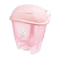 Lixeira Infantil Adoleta Fofura 12L Rosa Translucida 081529 Lixeira Infantil Adoleta Fofura 12L Rosa Translucida 081529