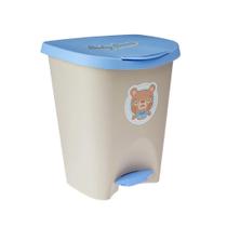 Lixeira Infantil Com Pedal 7,5 Litros Linha Baby - Usual Utilidades