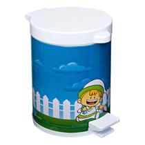 Lixeira Infantil Pedal 4,5l C/ Recip Plástico Masculina Azul Lixeira Infantil Pedal 4,5l C/ Recip Plástico Masculina Azul
