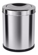 Lixeira Inox 13,5 L Tampa Meia Esfera Lixeira Inox 13,5 L Tampa Meia Esfera