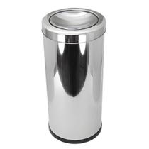 Lixeira Inox 18 Litros Com Tampa Flip Top Basculante