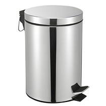 Lixeira Inox 5 Litros C/Pedal Cesto Removível Moderna Higiênica e Prática