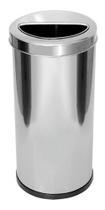 Lixeira Inox 50 Litros Com Aro Meia Lua Lixeira Inox 50 Litros Com Aro Meia Lua
