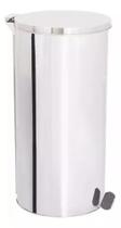 Lixeira Inox 50 Litros Com Pedal