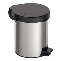 Lixeira Inox 5L Aço Inox Com Pedal e Tampa 5 Litros New Tramontina 94538705
