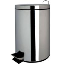 Lixeira Inox 5L Com Pedal Balde Removível Banheiro Cozinha Lixeira Inox 5L Com Pedal Balde Removível Banheiro Cozinha