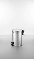 Lixeira Inox 5L com Pedal e Balde Removível