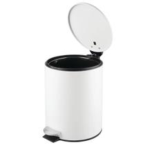 Lixeira Inox 5l Pedal E Balde Removível Acabamento Matte