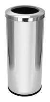 Lixeira Inox Com Aro 50 Litros Inox Lixeira Inox Com Aro 50 Litros Inox
