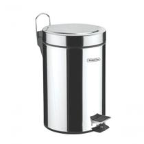 Lixeira Inox Com Pedal 20 L Acabamento Lixeira Inox Com Pedal 20 L Acabamento