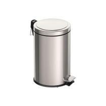 Lixeira Inox com Pedal Acabamento Polido e Balde Interno Removível 12 L - 94538/112 - Tramontina Lixeira Inox com Pedal Acabamento Polido e Balde Interno Removível 12 L - 94538/112 - Tramontina