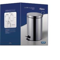 Lixeira Inox com Pedal com Tampa 12 Litros Ágata INOX MOR