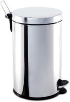 Lixeira Inox Com Pedal E Balde 12L Brinox