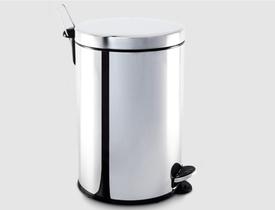 Lixeira Inox com Pedal e Balde 12L - Brinox