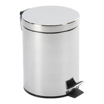 Lixeira Inox com Pedal e Balde 5 Litros SuperPro Bettanin Lixeira Inox com Pedal e Balde 5 Litros SuperPro Bettanin