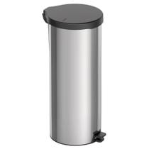 Lixeira Inox com Pedal New Tramontina com Acabamento Polido 30 L 94538730 Lixeira Inox com Pedal New Tramontina com Acabamento Polido 30 L 94538730