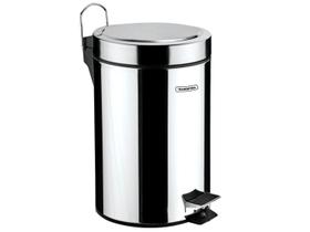 Lixeira Inox com Pedal Tramontina Brasil 5 com Acabamento Polido e Balde Interno