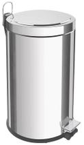 Lixeira Inox com Pedal Tramontina Brasil com Acabamento Polido e Balde Interno Removível 12 L