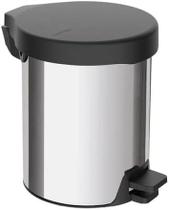 Lixeira Inox com Pedal Tramontina New 5 Litros com Balde Removível Lixeira Inox com Pedal Tramontina New 5 Litros com Balde Removível