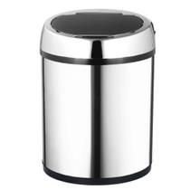 Lixeira inox com sensor automático capacidade 9 litros TL9L - TSSAPER