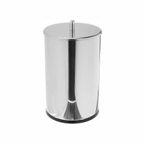 lixeira inox com tampa 7,8l 32cm - decorline* - brinox