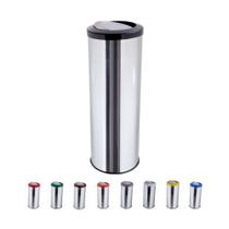 Lixeira Inox Com Tampa Basculante Flip-top 30 Litros Cesto De Lixo