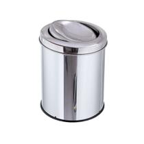 Lixeira Inox Com Tampa Flip-TopInox (Basculante) 15 Litros