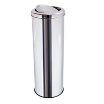 Lixeira Inox Com Tampa Flip-TopInox (Basculante) 30 Litros