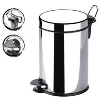 Lixeira Inox Cozinha/Banheiro Com Tampa E Pedal 20L
