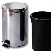 Lixeira Inox Cozinha Banheiro Multiuso Prática 12 Litros