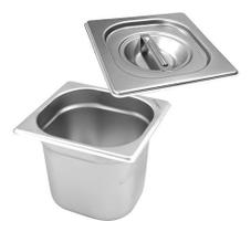 Lixeira Inox Em Aço Inox Cor Cinza 03,5 Litros Lixeira Compacta Moderna