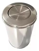 Lixeira inox flip top 24x50 22lts