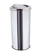Lixeira inox flip top 24x70 31lts