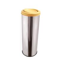 Lixeira Inox Para Banheiro Reciclável 50 Litros Com Tampa