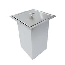Lixeira Inox Para Embutir Capacidade 5 Litros Ecosul Lixeira Inox Para Embutir Capacidade 5 Litros Ecosul