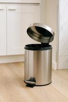 Lixeira Inox Pedal 5 Litros com Balde Plástico - Art house