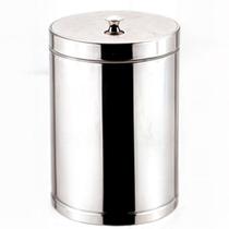 Lixeira Inox Pedal Cesto De Lixo Tampa 4,5 Litros Cozinha Banheiro Viel Lixeira Inox Pedal Cesto De Lixo Tampa 4,5 Litros Cozinha Banheiro Viel