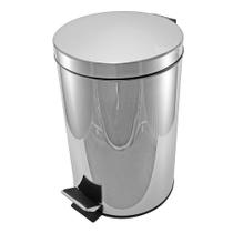 Lixeira Inox Polido com Pedal 12 Litros 5024