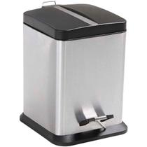 Lixeira Inox Quadrada 6 Litros Jaspe 008232