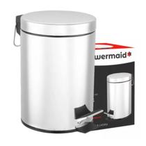 Lixeira Inox Redonda Multiuso - 12 Litros