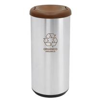 Lixeira Inox Tramontina Cápsula Selecta Plus Basculante Lixeira Inox Tramontina Cápsula Selecta Plus Basculante