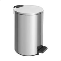 Lixeira Inox Tramontina Com pedal Loop 12L Fechamento Softclose 94547/012